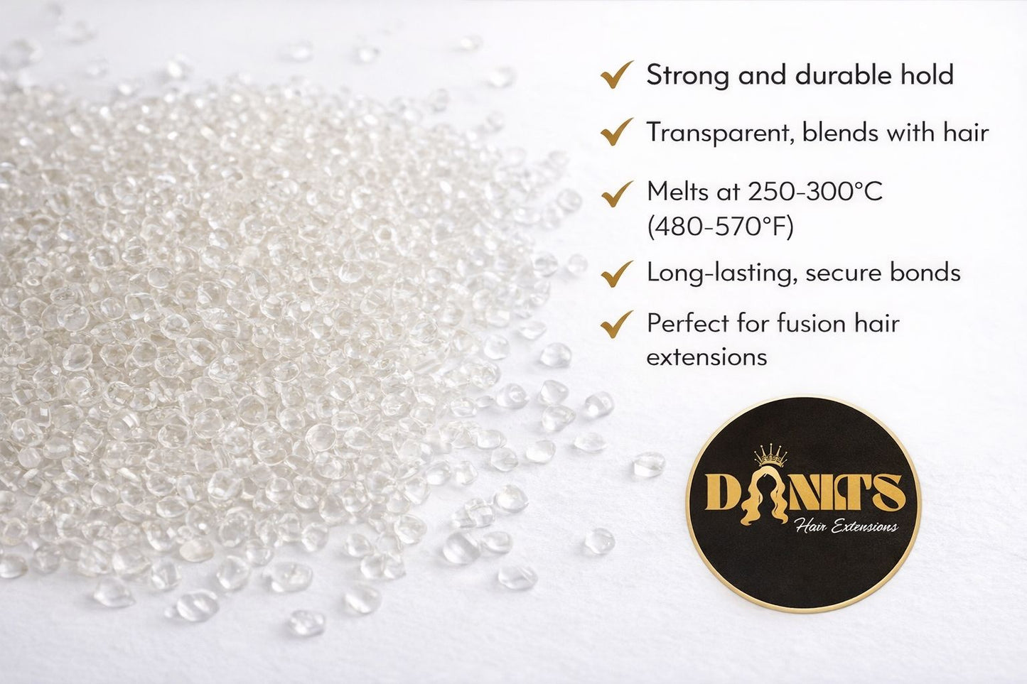 Queratina Italiana Premium — Máxima fijación, resistencia superior y resultados profesionales para extensiones de lujo.